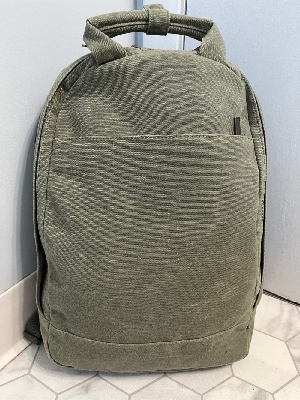 DAY OWL Everyday Canvas Backpack in Olive Green